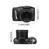 24 Megapixel Telephoto HD Home Photography SLR Digital Camera CMOS Sensor 20x Zoom JPEG/AVI 3.5" Screen SLR Camera With Flash