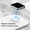 Baseus 2 in 1 Wireless Charger For iPhone X XS Max XR Apple Watch 4 3 2 Charger For Samsung S8 S9 10W Fast Wireless Charging Pad