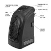 Small Portable Wall Outlet Fan Heater Wall Outlet Air Heater Home Electric Timer Speed with Controller Easy 