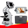2MP 3.5" LCD Displayer Wide Field Eyepiece Achromatic objective lens Monocular Biological Microscope with Two Way LED Lights