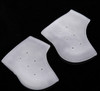 New feet care socks 2PCS New Silicone Moisturizing Gel Heel Socks with hole Cracked Foot Skin Care Protectors