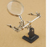 5x Helping Third Hand Magnifier Soldering Desk Magnifying Glass