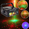 Red Green Laser Lumiere Blue LEDs Light and Music Equipment For Disco Machine OnThe Remote Control Soundlights