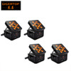 4pcs/lot 12x15W 5IN1 Battery Wireless Led Par Light 5/9CH 100V- 240V American DJ Light 185W Led Par Light Multi Angle Adjustable