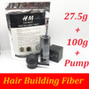 Toppik hair building fibers powder 25g bottle fibers spray applicator/pump add refill bag 100g hair fibers 3pcs/lot