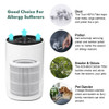 New Air Purifier With True HEPA Filter Large Room Air Cleaner Remove Formaldehyde Smoke Dust Odor Purification Air Purifier