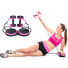 Muscle Exercise Equipment Ab Roller Double Wheel Abdominal Trainer Wheel Arm Waist Leg Exercise Gym Roller Trainer Training Tool