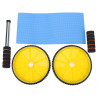 Double-wheeled Updated Ab Abdominal Press Wheel Rollers Crossfit Exercise Equipment for Body Building Fitness for Home Gym