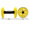 Procircle Ab Wheels Abdominal Exercise Rollers For Core Trainer Strength Exercise Crossfit Gym Body Fitness Double-Wheeled