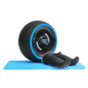 New Keep Fit Wheels No Noise Abdominal Wheel Round Ab Roller Trainer With Mat For Exercise Fitness Home Gym Equipment