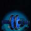 Dual ABS Abdominal Wheel AB Roller Exercise Fitness Equipment Workout GYM