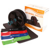 Procircle Abdominal Wheel Ab Rollers Double Wheeled for Belly Arms Exercise with Foam Pad &amp; 4 PCS of Resistance Loop Bands 