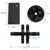 Procircle Abdominal Wheel Ab Rollers Double Wheeled for Belly Arms Exercise with Foam Pad &amp; 4 PCS of Resistance Loop Bands 