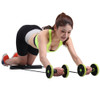 Ab Roller Wheel Trainer with Mat Abdominal Wheel Fitness Arm Waist Leg Muscle Exercise Equipment Home Training