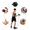 Ab Roller Wheel Trainer with Mat Abdominal Wheel Fitness Arm Waist Leg Muscle Exercise Equipment Home Training