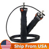 Adjustable Speed Jump Rope Nature Handle With Ball Bearings Workout for MMA Boxing Training