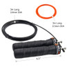 Adjustable Speed Jump Rope Nature Handle With Ball Bearings Workout for MMA Boxing Training