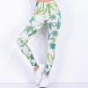Leaves Printed Women Leggings Fitness Elastic Workout Leggings For Women Sporting Trousers Casual Stretch Ladies Exercise Pants