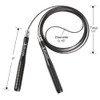 5BILLION Skipping Rope &amp; Jump Rope Swivel Ball Bearing  Adjustable  Workout for Double Unders Exercise WOD Outdoor MMA Boxing