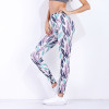 Summer New Fashion Women's Leggings Fitness Printed Workout Sporting Leggings For Women Gyming Elastic Sportswear Pants