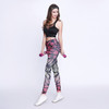 High Elastic 3d Printing Patchwork Women Fitness Leggings Push Up Pants Breathable Comfortable Workout Clothing Sporting Leggins