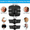 Smart EMS Muscle Trainer Electric Muscle Stimulator Wireless Buttocks Hip Abdominal ABS Stimulator Fitness Slimming Gel Massager