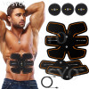 EMS Wireless Smart Abdominal Muscle Stimulator Electric Weight Loss Massager Sports Trainer Rechargable Body Slim Belt Unisex