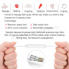 Portable Mini Pulse Body Massager Mobile Phone Control Body Electrode Massage EMS Muscle Stimulator Therapy Meridian Carry-on