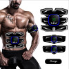 Rechargeable Abdominal Muscle Trainer With Display Sport Press Stimulator Absence Gym Equipment Fitness Apparatus EMS Abdominal