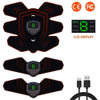 ABS Stimulator Muscle Toner Abdominal Toning Belt Muscle EMS Trainer Home Gym Equipment 6 Modes &amp; 9 Levels Of Intensity Optional