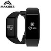 11.11 New Makibes HR2 Bluetooth 4.0 Men Women Smart Bracelet Fitness Activity Tracker Continuous Heart Rate Monitor Wristband 