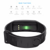 C1Plus Smart Band Blood Pressure Fitness Tracker Heart Rate Monitor Smart Bracelet Black Men Watch for Sport Climbing