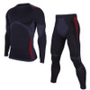  Winter Thermal Long Johns Underwear Sets for Men 2 Pieces Under Base Layers Sportswear Compression Shirts Pants Size M 