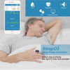 Sleep Monitor Finger Pulse Oximeter Alarm Oxygen Heart Rate O2 Anti-Snoring Wireless Blutooth Sleep Apnea with LED Screen