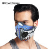 CoolChange Cycling Mask With Filter 9 Colors Half Face Carbon Bicycle Bike Training Mask