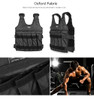 20KG / 50KG Max Loading Weighted Vest Durable Adjustable Boxing Training Thickening Exercise Waistcoat Fitness Jacket