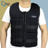 35kg Loading Weighted Vest For Boxing Training Equipment Adjustable Exercise Waistcoat Black Jacket Swat Steel Bar Clothing