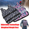 Adjustable Camouflage Weighted Weight Vest Boxing Exercise Training Fitness Jacket Gym Fitness Equipment