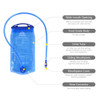Outdoor Hydration Backpack Tactical Water Bag Bottle Camelback For Hiking Hunting With Detachable Drinking Tube 1.5/2/3L