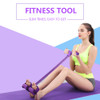 Fitness Gum 4 Tube Resistance Bands Latex Pedal Exerciser Sit-up Pull Rope Expander Elastic Bands Yoga equipment Pilates Workout