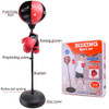 Adjustable Fitness Boxing Punch Pear Speed Ball Relaxed Boxing Punching Bag Speed Bag For Kids Children+Glove+Pump+Base+ Poles