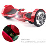 Electric Hoverboard Skateboard LED Light With Bluetooth 2 Wheels Self Balancing Kick Scooter Hover Board for Adult Kid