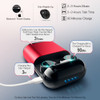 TOMKAS Bluetooth Headphones TWS Earbuds Wireless Bluetooth Earphones Stereo Headset Bluetooth Earphone With Mic and Charging Box