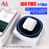 i60 TWS Original 1:1 Size Pop-up Wireless Headphones Bluetooth Earphone PK i30 i10 i12 i20 TWS Headset W1 Chip lk te 8 Earbuds