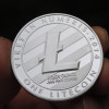 Brass BTC Litecoin Gold Medal Coin Copy Coins Souvenir Metal Craft Coin Dia 40MM