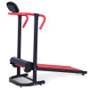  Mini Foldable Treadmill Household Walking Machine  Mechanical Treadmill with Roller Monofunctional 2 Colors 200kg Bearing