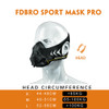 1 Sports Mask Pro High Altitude Protective Breathing Trainer Air Filter Mask Phantom Training Running Dust Mask Cardio