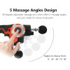 High Frequency Massage Gun + Muscle Stimulator, Vibrating Deep Muscle Relaxation + Percussive Therapy Massager For Pain Relief