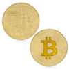 Gold Plated Bitcoin Commemorative Coins Collectible Physical BTC Art Collection #H0VH#