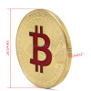 Gold Plated Bitcoin Commemorative Coins Collectible Physical BTC Art Collection #H0VH#